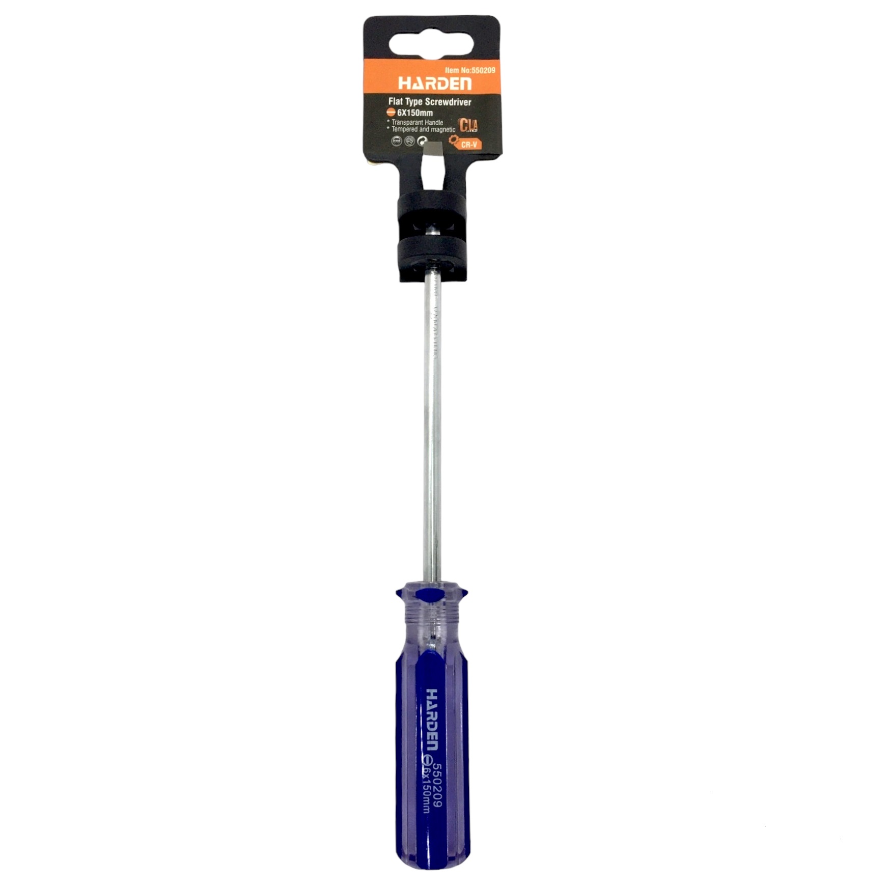 550209 DESTORNILLADOR IMANTADO PLANO 15CM 6X150MM HARDEN 2